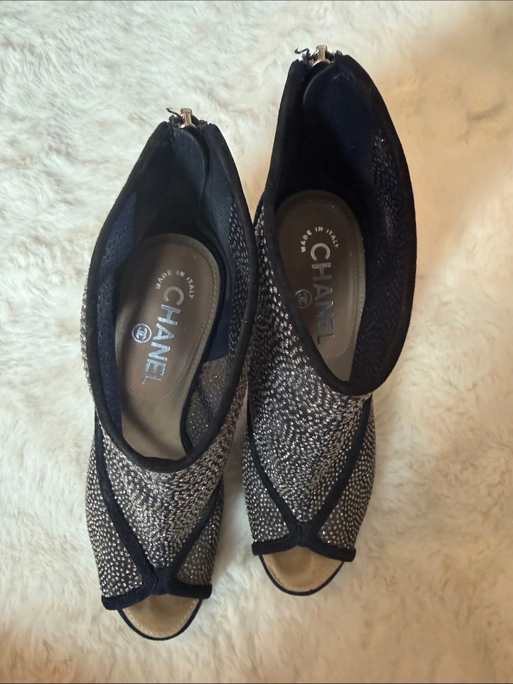 CHANEL ankle booties
